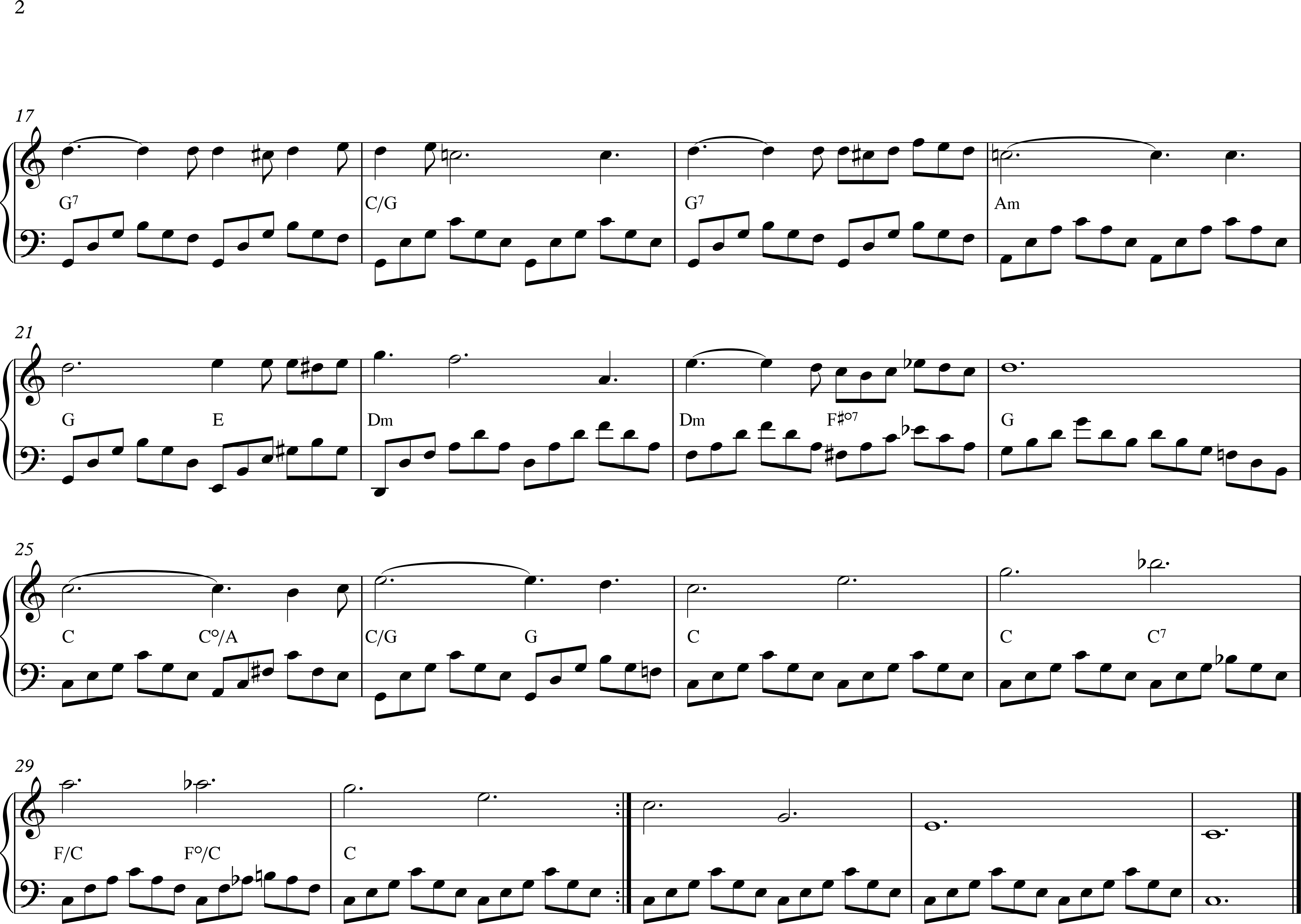 Sheet nhạc Ave Maria - Schubert - trang 2